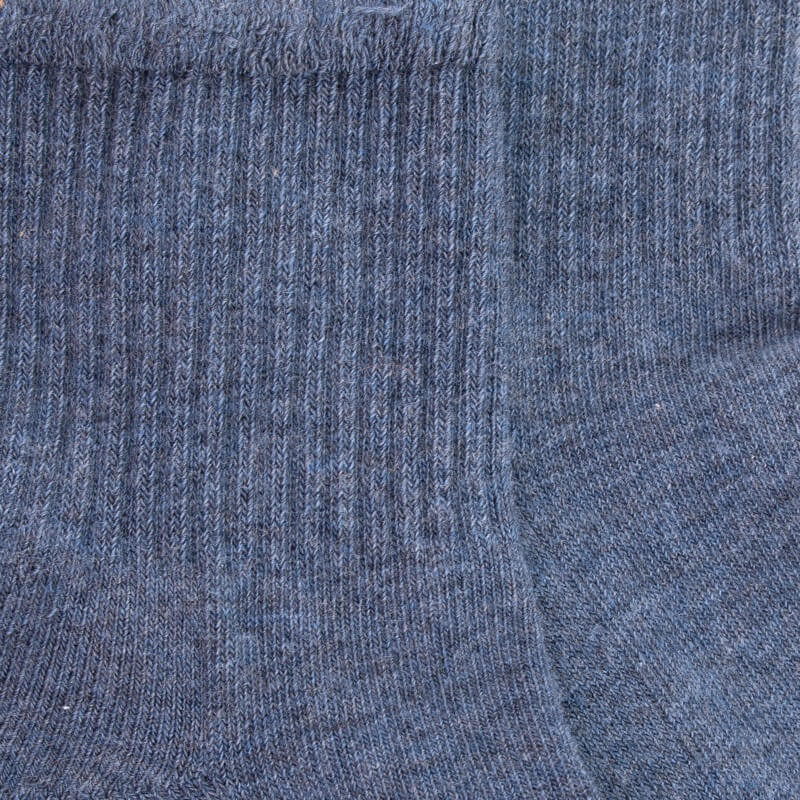 Katoenen herensokken met comfortzool   - Croisette Blauw | Doré Doré