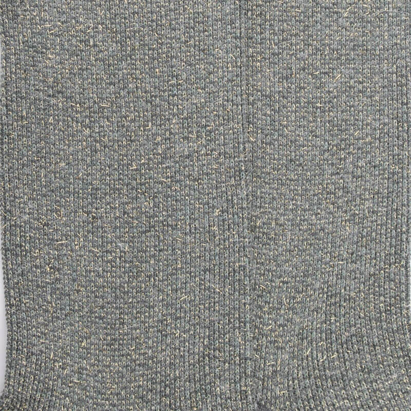 Wollen en angora damessokken zonder elastische boord - Grijs & cameleon | Doré Doré