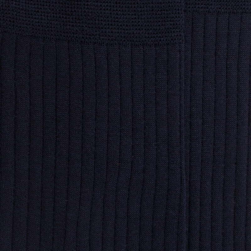 Luxe merinowollen sokken marineblauw