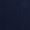Herenkniekousen van Dore Dore in matelotblauw Schots garen met ribbels