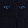 Onzichtbare sokken met antislip hielband - marineblauw