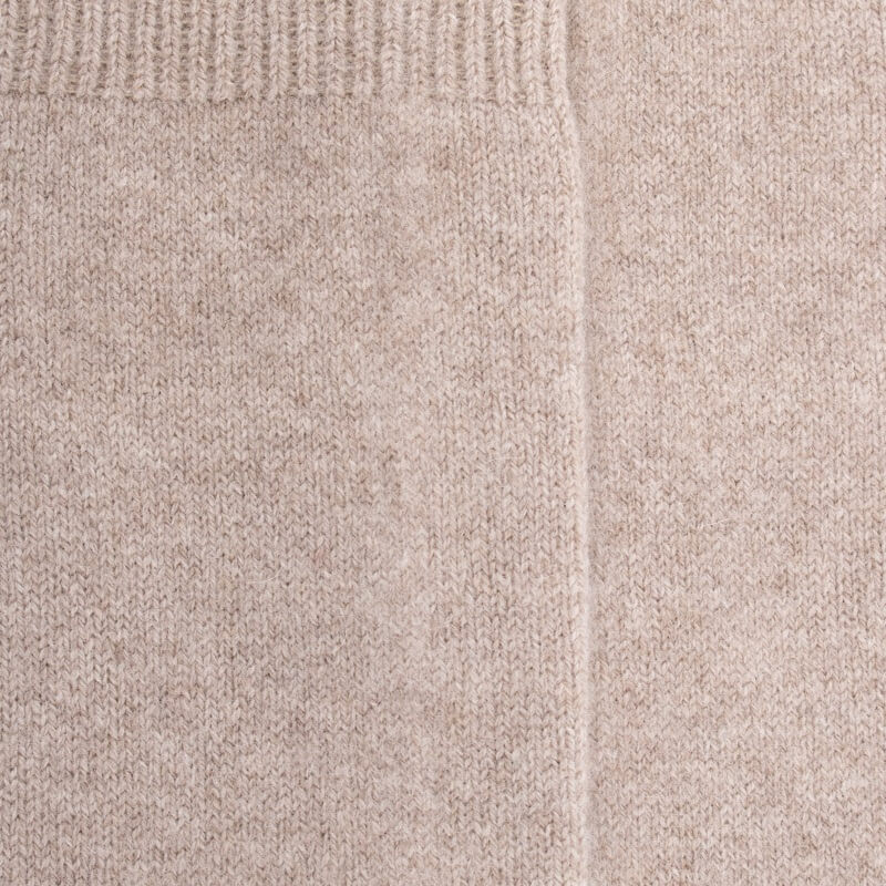 Dameskousen DD van wol en kasjmier - Beige
