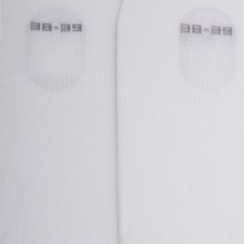 Dames sokken van onzichtbaar katoen met antislip strips - Wit