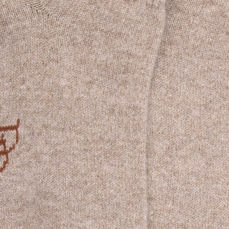 Damessok van wol en kasjmier Doré Doré - Beige
