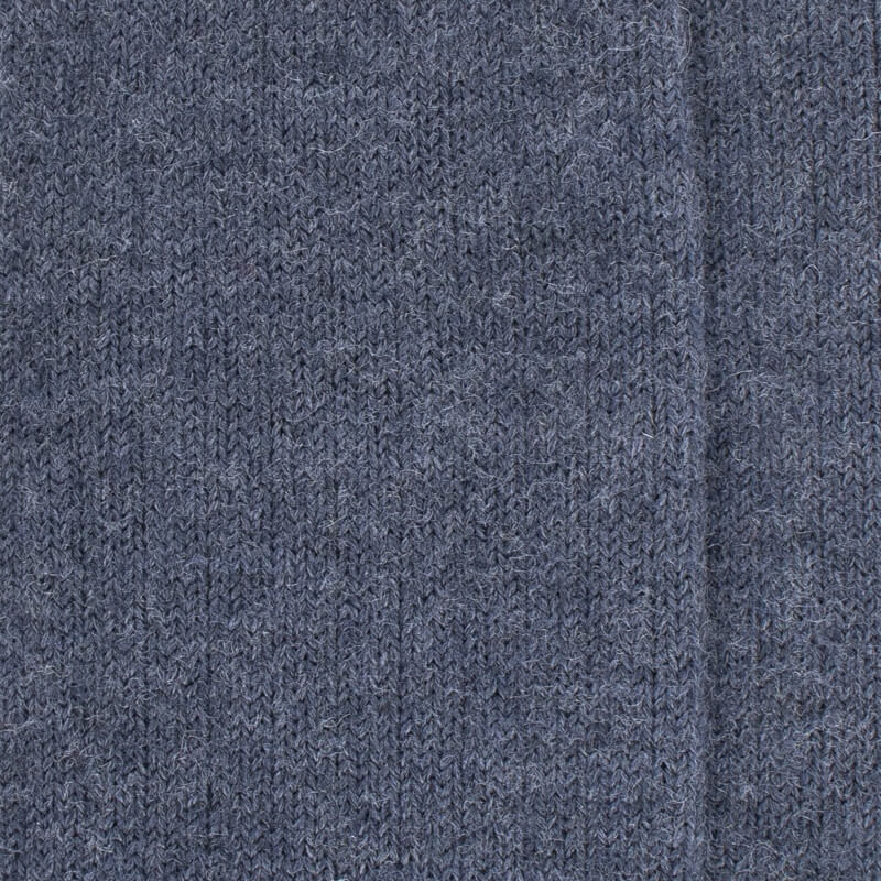 Dikke merinowollen sokken - Denimblauw