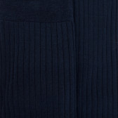 Dore Dore herenkniekousen in geribd blauw Schots garen