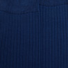Geribde kniekousen voor heren van in 100% fil d'Écosse - Zeilboot Blauw | Doré Doré