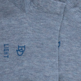 Damessokken van Schots garen - Gletsjerblauw