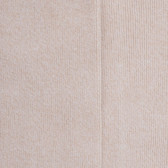 Geribde damessokken zonder elastische boord in katoen - Beige Linnen