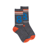 Number 8 Cotton Fancy Socks - Grijs
