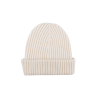 Unisex muts met ribstructuur van wol, zijde en kasjmier.