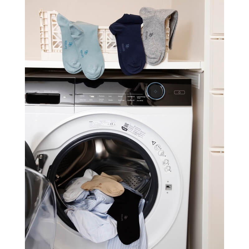 Effen damessokken van TENCEL™ Lyocell - Rotsachtig grijs | Doré Doré