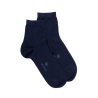 Effen katoenen herensokken - Blauw