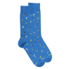Zachte katoenen sokken Surf en Palmbomen - Blauw