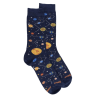 Katoenen sokken met planeten - Blauw