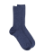 Sokken van Egyptisch katoen zonder elastische boord - Speciaal voor gevoelige benen - Denimblauw