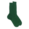 Dore Dore fijn geribbelde sokken - Chlorophyle