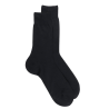 Dore Dore zwarte sokken van puur Schotland garen voor heren
