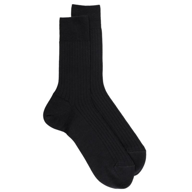 DD zwarte wollen sokken