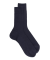 Geribde sokken van merinoswol voor heren - Dark Navy