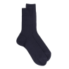 Geribde sokken van merinoswol voor heren - Dark Navy