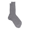 Dore Dore geribde sokken in zuiver grijze ruit