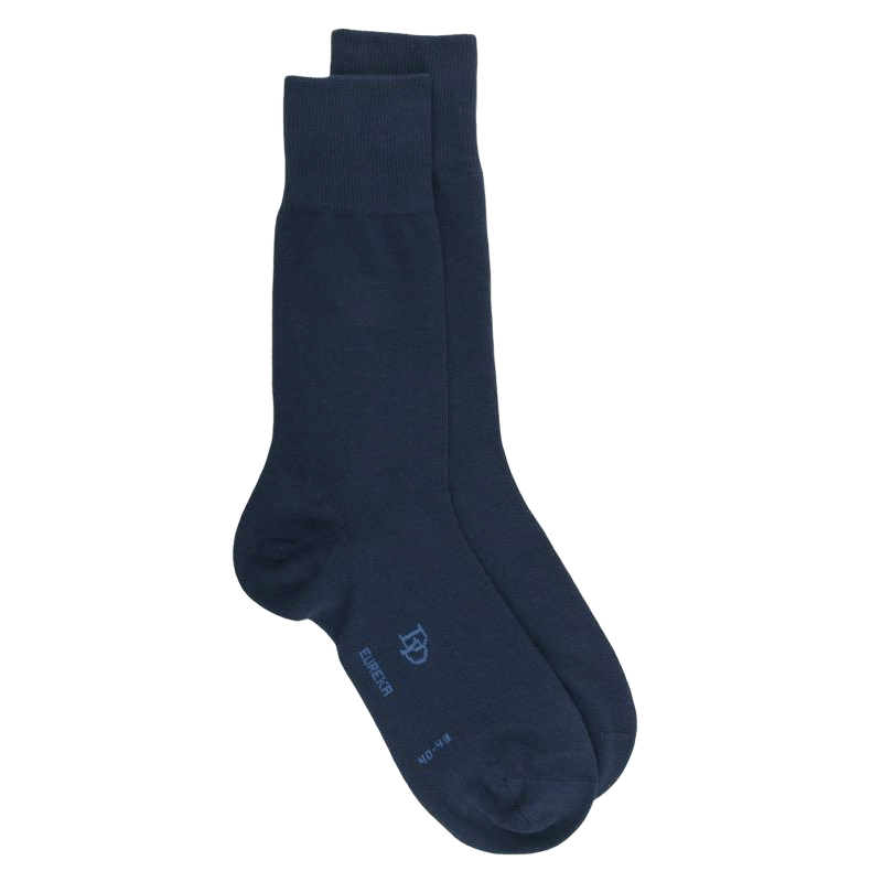 Marineblauwe sokken van Egyptisch katoen