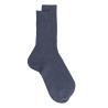 Dore Dore blauwe sokken met fijne ribbels