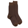 Herenkaviaar sokken van merinowol - Wood & purple Byzance