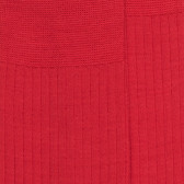 Luxe Merino wol sokken in Ponceau rood