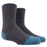 DD kinder fleece sokken - Grijs en turkoois