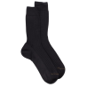 Luxe sokken van kasjmier en zijde voor heren - Zwart
