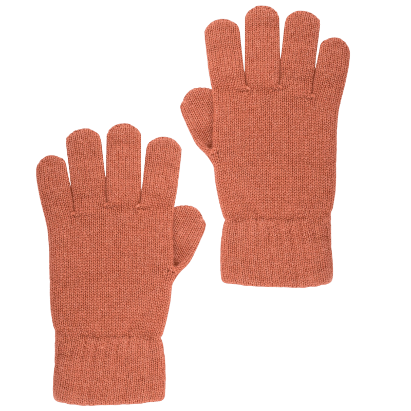 Uniseks handschoenen van wol en kasjmier - Oranje eekhoorn | Doré Doré