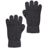 Unisex handschoenen van wol en kasjmier - Houtskool grijs
