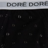 Katoenen herenslip met "D" patroon - Noir | Doré Doré