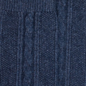 Kniekousen voor dames van wol en kasjmier - Blauw