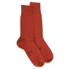 Dore Dore baksteenkleurige sokken van merinowol en Egyptisch katoen