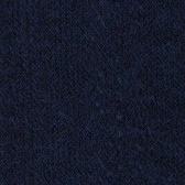 Damespanty van geperforeerd katoen met verticale strepen - Donkerblauwe jeans
