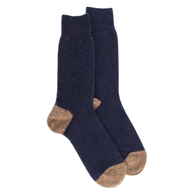 Fleecesokken voor heren - Navy & Rye Doré Doré
