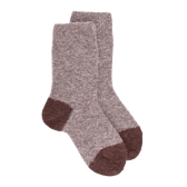 Kinder fleece sokken - Beige en bruin