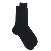 Set van 7 paar jersey sokken - Zwart