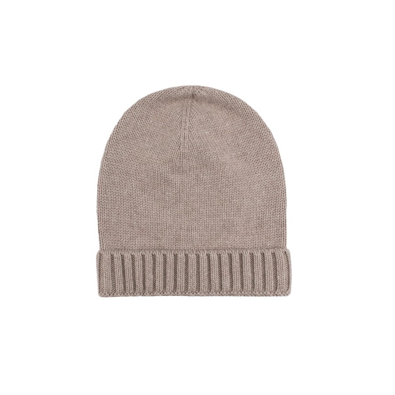 Muts van merinoswol en kasjmier - Beige