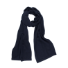 Sjaal van merinoswol en kasjmier - marineblauw