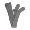 Kindermaillot van zachte katoenjersey - Roetgrijs