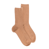 Sokken van Egyptisch katoen zonder elastische boord - Speciaal voor gevoelige benen - Woestijnbeige