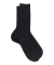 Geribde herensokken van zuiver Schots garen - Dark Navy