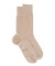 Lichte herensokken van Schotse garen en polyamide - Beige