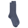 Dikke merinowollen sokken - Denimblauw
