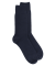 Herenkousen van wol en kasjmier - Dark Navy
