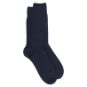 Herenkousen van wol en kasjmier - Dark Navy